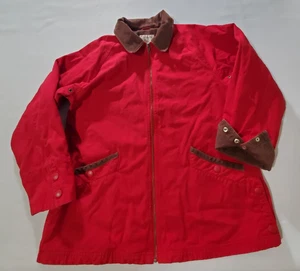 Giacca Talbots Red Chore donna PS fodera in flanella tasche bordo velluto a coste * - Foto 1 di 7