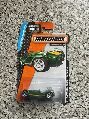 Matchbox Caterham R500 Superlight Green  Sealed long card - Image 1 of 3