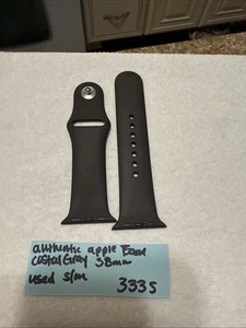 Authentic Genuine Original Apple Watch Band, Costal Gray 38mm S/M - Picture 1 of 4