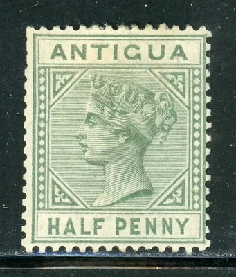 ANTIGUA 12 SG21 MH 1882 1/2p QVIC Wmk Crown CA CV$5 - Image 1 of 2