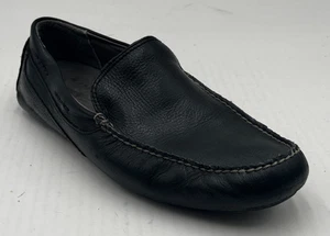 Sperry Gold Cup Venetian ASV Mens Driver Loafer 10M Black Leather Shoes STS10251 - Picture 1 of 10