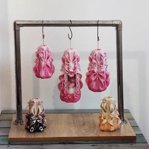 Soporte para velas talladas - Imagen 1 de 2