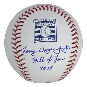 Braves Larry Wayne Chipper Jones Jr. "Hall Of Fame 2018" Signed Oml Baseball BAS - Picture 1 of 3