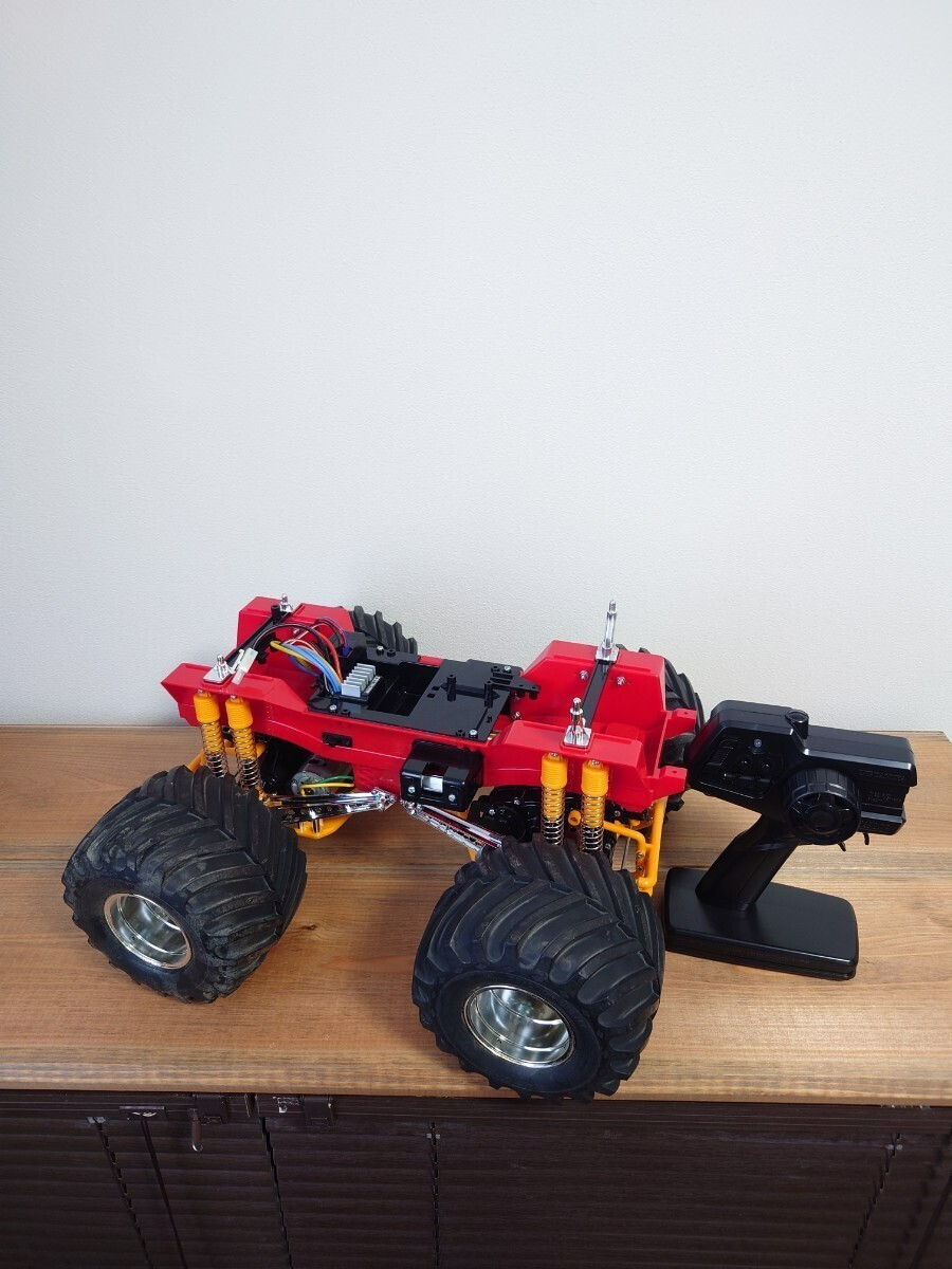 TAMIYA 1/10 電動RC4X4X4カー モンスタートラック BULLHEAD ジャンク