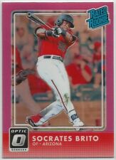 2016 Panini Donruss Optic ~ SOCRATES BRITO Rated Rookie #58 Pink Refractor RC