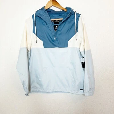 Volcom Womens  Jacket Windbreaker Pullover XS Blue Streetwear Skater Outdoors   - Image 1 of 4