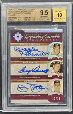2006 UD Ultimate Collection Legendary Auto Robinson,  Powell, Palmer BGS 9.5/10