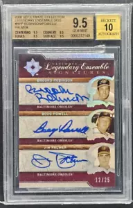 2006 UD Ultimate Collection Legendary Auto Robinson,  Powell, Palmer BGS 9.5/10 - Picture 1 of 2