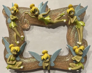 Disney Resorts Pixie Power Peter Pan Tinker Bell 3D Picture Frame Glitter - Picture 1 of 7