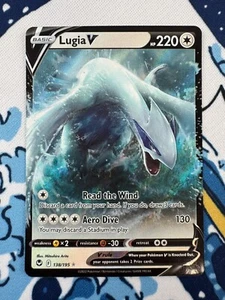 Lugia V 138/195 Swsh12: Sword & Shield - Silver Tempest Holo - Picture 1 of 2