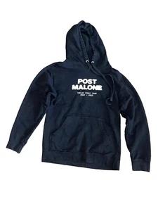 Post Malone 12 Carat Tour 2022 Concert Boys Medium Pullover Black Hoodie Pockets - Picture 1 of 5