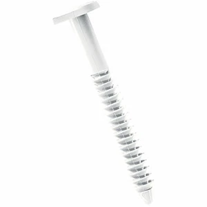 Bright White Window Shutters Panel Peg Loks 3" Fasteners Spikes Lock Pegs Bulk - Picture 1 of 4