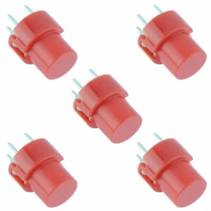 5 x Red Round PCB Keyboard Tactile Push Switch SPST - Picture 1 of 1