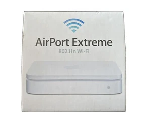 Router inalámbrico Apple Airport Extreme WiFi Base Station A1354 con caja manual - Imagen 1 de 8