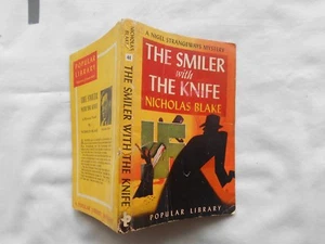 THE SMILER WITH THE KNIFE=NICHOLAS BLAKE-POPULAR LIBRARY-#41-(1939)-PAPERBACK - Picture 1 of 3