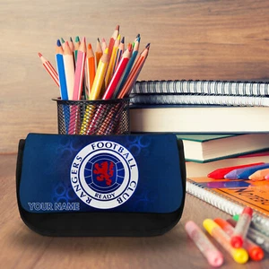 Rangers Personalised Black Pencil Case / Vanity Case - Add Name-PCB 1079 - Picture 1 of 3