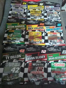 2022 Nascar Authentics Wave 7 Complete Set 9 Cars 1/64 Diecast Joey Logano G24 - Picture 1 of 11