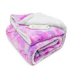 Heated Blanket Electric Throw Blanket- Ultra Soft Cozy Sherpa Heating Blanket...