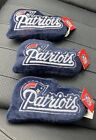 Three NFL New England Patriots Emblem Shaped Pillows  Mini 5”