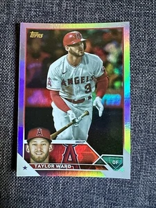 2023 Topps Series 1 Taylor Ward Rainbow Foil #103 Angels BY - Bild 1 von 2