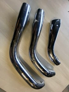 Kawasaki VN900 exhaust heat shield chrome “damaged” - Picture 1 of 8