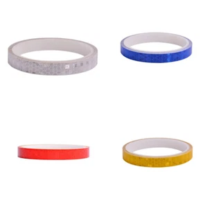 US 1 Packung 26 Fuß reflektierendes Sicherheitsband selbstklebend Nadelstreifen Aufkleber Abziehbild - Bild 1 von 19