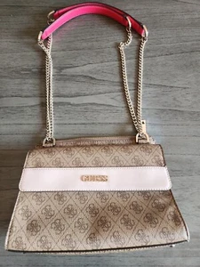 Bandolera convertible GUESS Sosie para mujer con solapa talla única - tostado y rosa  - Imagen 1 de 6