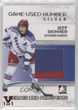 2009-10 ITG Heroes and Prospects Silver Vault Ruby 1/1 Jeff Skinner #M-48 0i5j