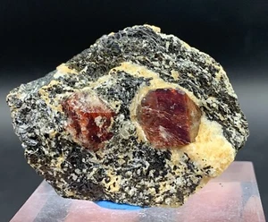 Natural Red Zircon Gem Stone Mineral Specimen for Collection 54.07g Pakistan - Picture 1 of 4