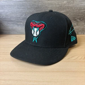 Arizona Diamondbacks Hat Cap Fitted 7 3/8 Black New Era Ketel Marte Signature - Picture 1 of 9