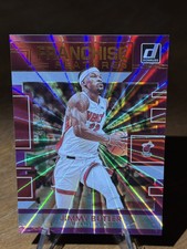 Jimmy Butler 2022-23 Donruss Franchise Features Holo Purple Laser 99/99 #13 Heat