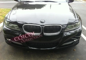 Painted BMW 06~11 E90 E91 3-series eyelid eye brows lids color-668 Jet Black ◎ - Picture 1 of 3