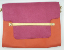 Pureology Pink And Orange Slim Chain Link Crossbody Handbag