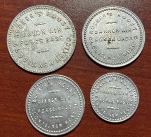 Clovis New Mexico NM Rocker's Roost Cannon Air Force Base Token Set - Picture 1 of 2