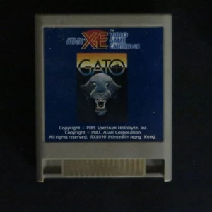 GATO Atari XE Activision Video Game Cartridge Computer System Loose - Picture 1 of 2