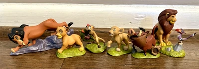 PVC Disney El Rey León Deluxe Estatuilla Juguete Set Lote De 6 Foto 1 de 4