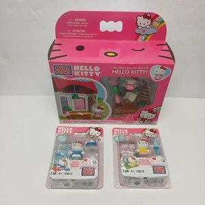 Hello Kitty Mega Bloks 10891 Library & 2 Hello Kitty Minifigures NEW SEALED - Picture 1 of 9