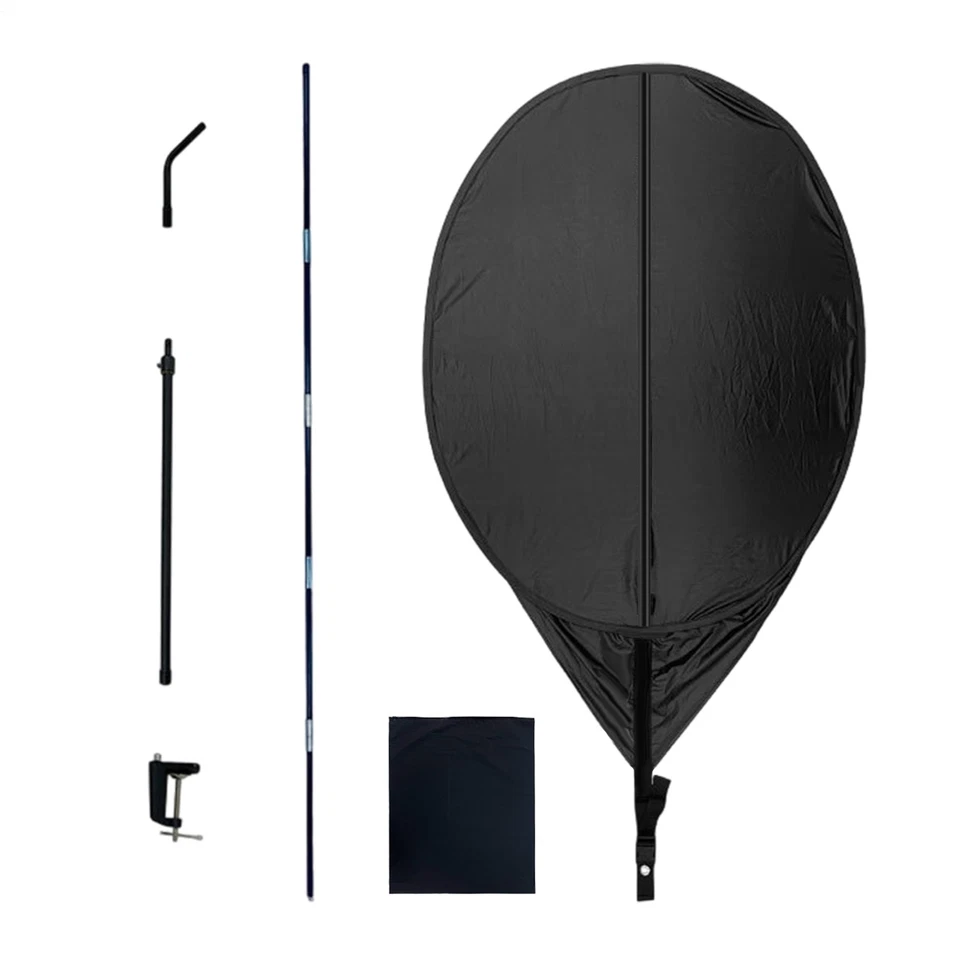 Adjustable Office Cubicle and Desk Shade – Flexible Desk Light Blocker - image 1 of 4