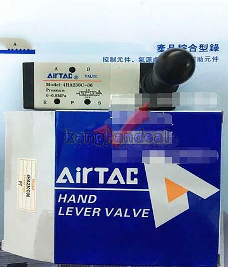 1PCS New AirTAC Hand Lever Valve 4HA230C06 4HA230C-06