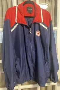 Boston Red Sox / Coca Cola NE- GIII Herren XL Jacke MLB Navy Blau Rot Windbreaker - Bild 1 von 11