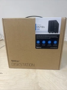 Synology DS718+ NAS DiskStation Diskless 6GB Ram w/ 2x12TB HDD - Afbeelding 1 van 9