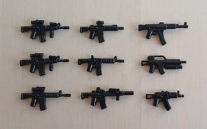 9x BrickArms Automatik Gewehre für Minifiguren Klemmbausteine - Bild 1 von 1