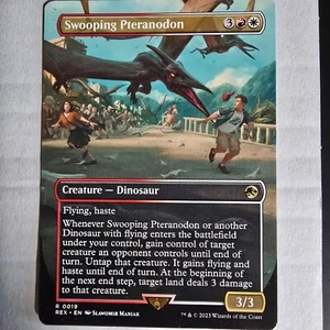 Magic The Gathering Jurassic World - Swooping Pteranodon (sin fronteras) #19 - Imagen 1 de 2