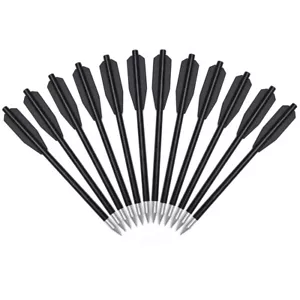 12X Crossbow 6.3" Bolts Targeting Arrows for Pistol Crossbow 50-80lbs BK - Picture 1 of 10