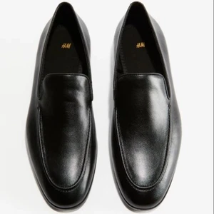 H&M Black Loafers Slip On 10.5 Men’s Shoes - Picture 1 of 9