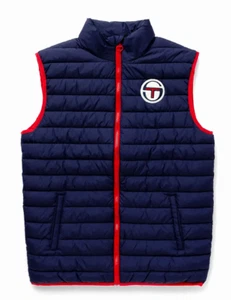 MENS SERGIO TACCHINI GRACIELLO PUFFER GILET BLUE ZIP UP L XL XXL 3XL - Picture 1 of 1
