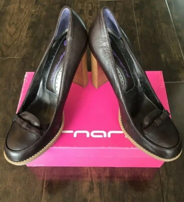 Nuevos tacones Fornarina de cuero para mujer - marrón café - 6,5 EE. UU./37 euros Foto 1 de 4