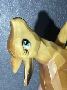 Vintage Japan Fawn Baby Bambi Deer Disney Figurine Hollow Plastic Figure - Picture 1 of 7