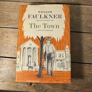 Nobel Prize Literature WILLIAM FAULKNER The Town Snopes 1st Printing Hardcover - Picture 1 of 10