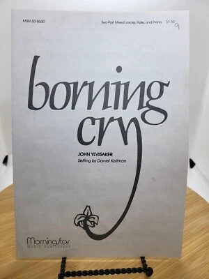Borning Cry - Partituras religiosas de voz, flauta y piano de dos partes - Mañana... Foto 1 de 2